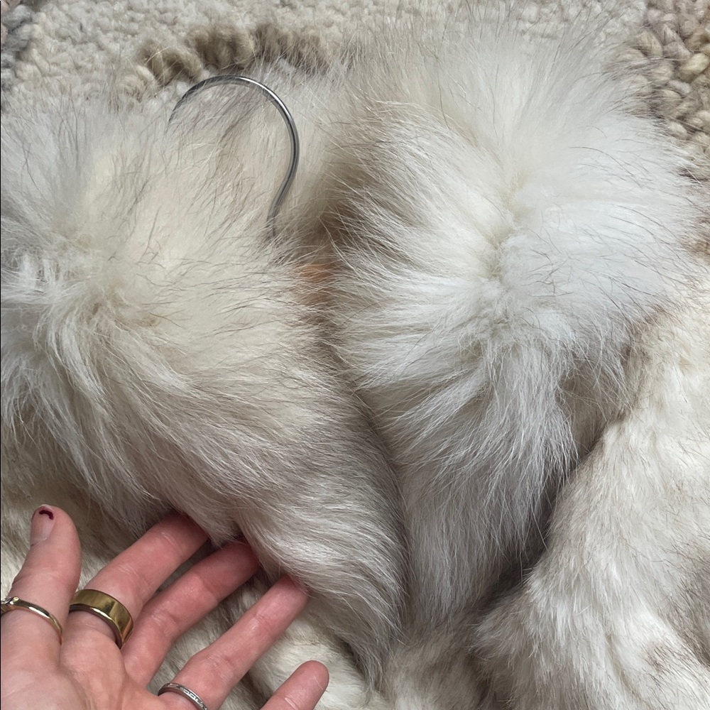 💯 Real Rabbit  Fur Teddy Jacket - Picture 2 of 9